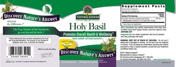 Nature's Answer Holy Basil - supplement