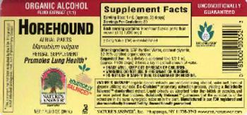 Nature's Answer Horehound Aerial Parts - herbal supplement