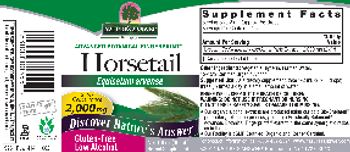 Nature's Answer Horsetail 2,000 mg - herbal supplement