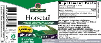 Nature's Answer Horsetail Alcohol-Free - herbal supplement