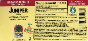 Nature's Answer Juniper Berry - herbal supplement