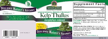 Nature's Answer Kelp Thallus - supplement