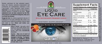Nature's Answer Liquid Eye Care - supplement
