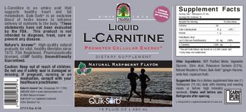 Nature's Answer Liquid L-Carnitine Natural Raspberry Flavor - supplement