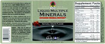 Nature's Answer Liquid Multiple Minerals Natural Grape Flavor - supplement