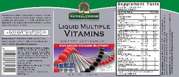 Nature's Answer Liquid Multiple Vitamins - supplement