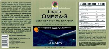 Nature's Answer Liquid Omega-3 Natural Orange Flavor - supplement