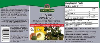 Nature's Answer Liquid Vitamin E Natural Mixed Tocopherols - supplement