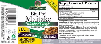 Nature's Answer Maitake - supplement