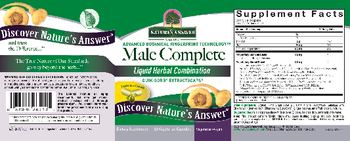 Nature's Answer Male Complete - supplement