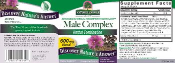 Nature's Answer Male Complex - supplement