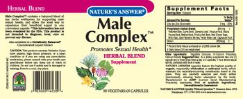 Nature's Answer Male Complex - 
