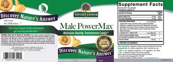 Nature's Answer Male PowerMax - supplement