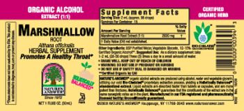 Nature's Answer Marshmallow Root - herbal supplement