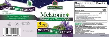 Nature's Answer Melatonin+ 5 mg - supplement