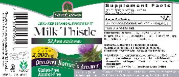 Nature's Answer Milk Thistle 2,000 mg Alcohol-Free - herbal supplement