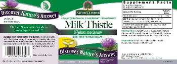 Nature's Answer Milk Thistle - supplement