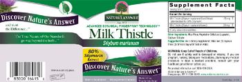 Nature's Answer Milk Thistle - supplement