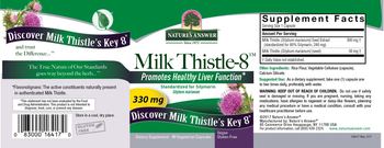 Nature's Answer Milk Thistle-8 330 mg - supplement