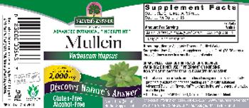 Nature's Answer Mullein 2,000 mg Alcohol-Free - herbal supplement