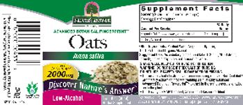 Nature's Answer Oats 2000 mg - herbal supplement