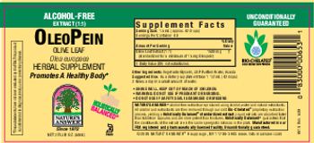 Nature's Answer OleoPein Olive Leaf Alcohol-Free - herbal supplement