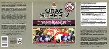 Nature's Answer Orac Super 7 High Antioxidant - 