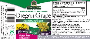 Nature's Answer Oregon Grape 1,000 mg - herbal supplement