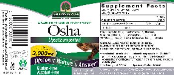 Nature's Answer Osha 2,000 mg - herbal supplement