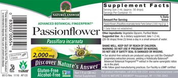 Nature's Answer Passionflower 2,000 mg - herbal supplement