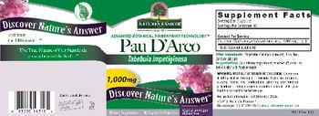 Nature's Answer Pau D'Arco 1,000 mg - supplement