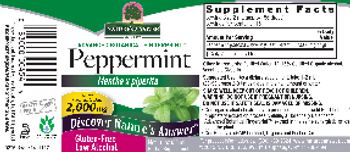 Nature's Answer Peppermint 2,000 mg - herbal supplement