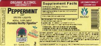 Nature's Answer Peppermint Leaf - herbal supplement