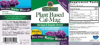 Nature's Answer Plant Based Cal-Mag 500/250 mg Liquid Vanilla Cream Flavor - supplement