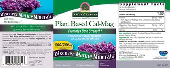 Nature's Answer Plant Based Cal-Mag 500/250 mg - supplement