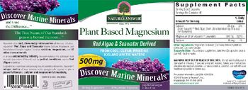 Nature's Answer Plant Based Magnesium 500 mg - supplement