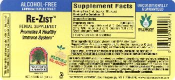 Nature's Answer Re-Zist - herbal supplement