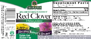 Nature's Answer Red Clover 2,000 mg Alcohol-Free - herbal supplement