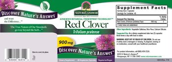 Nature's Answer Red Clover 900 mg - supplement