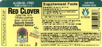 Nature's Answer Red Clover Flowering Tops Alcohol-Free - herbal supplement