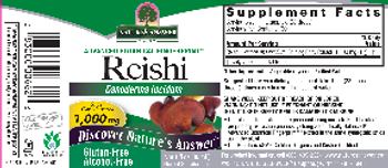 Nature's Answer Reishi 1,000 mg Alcohol-Free - herbal supplement