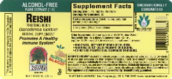 Nature's Answer Reishi Fruiting Body Alcohol-Free - herbal supplement