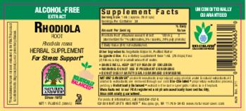Nature's Answer Rhodiola Root - herbal supplement