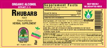 Nature's Answer Rhubarb Root - herbal supplement