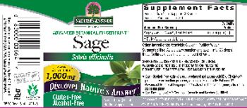 Nature's Answer Sage 1,000 mg - herbal supplement
