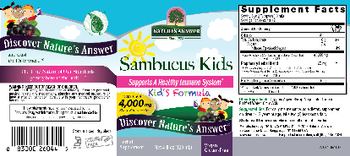 Nature's Answer Sambucus Kids - herbal supplement
