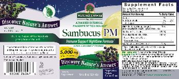 Nature's Answer Sambucus PM - supplement