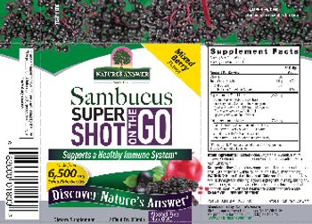 Nature's Answer Sambucus Super Shot On The Go Mixed Berry Flavor Alcohol-Free - supplement