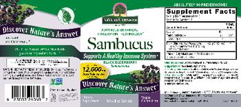 Nature's Answer Sambucus - supplement