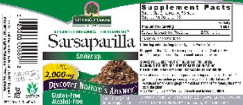 Nature's Answer Sarsaparilla 2,000 mg - herbal supplement